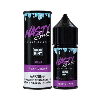 Жидкость Nasty Highmint Salts Asap Grape 30мл 20мг